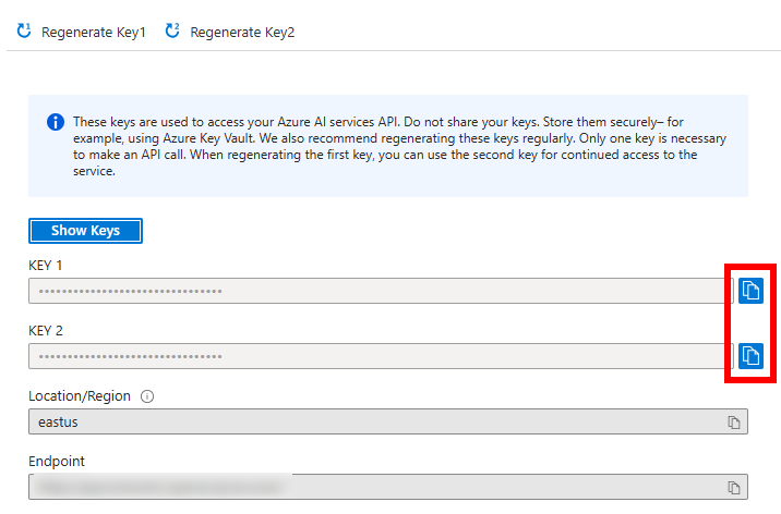 Azure Open AI API Key